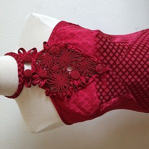 Karen Millen Jaquered cocktail dress